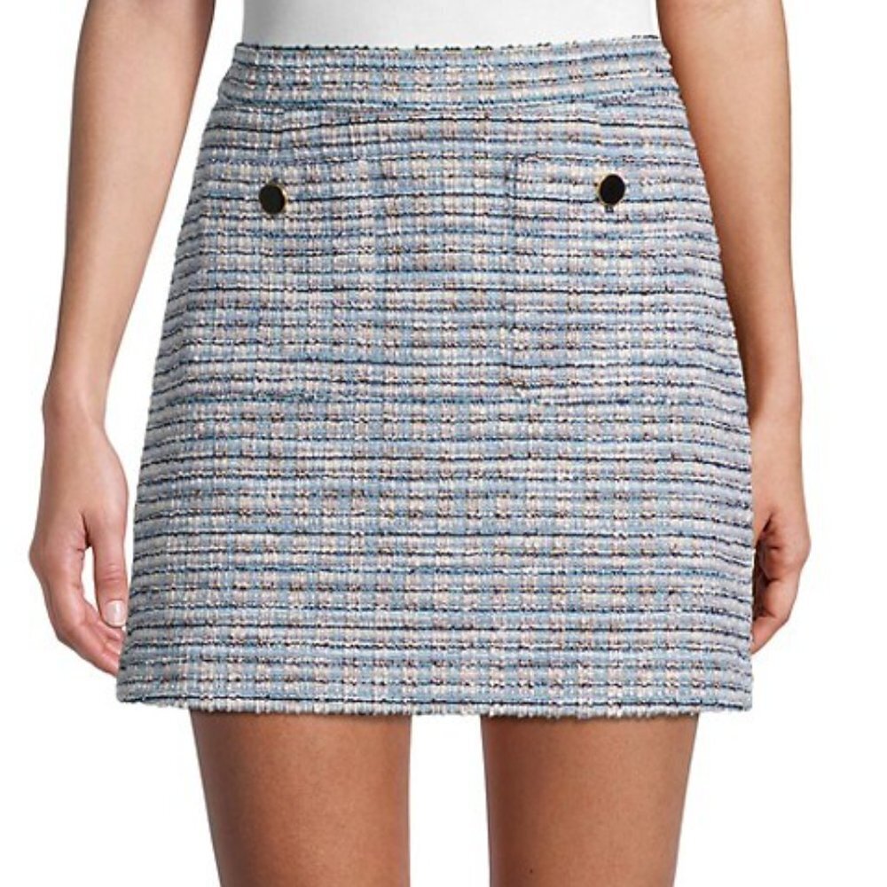 NWT Cupcakes and Cashmere Tweed Preppy Mini Skirt‎ Academia Schoolgirl 90s Y2K